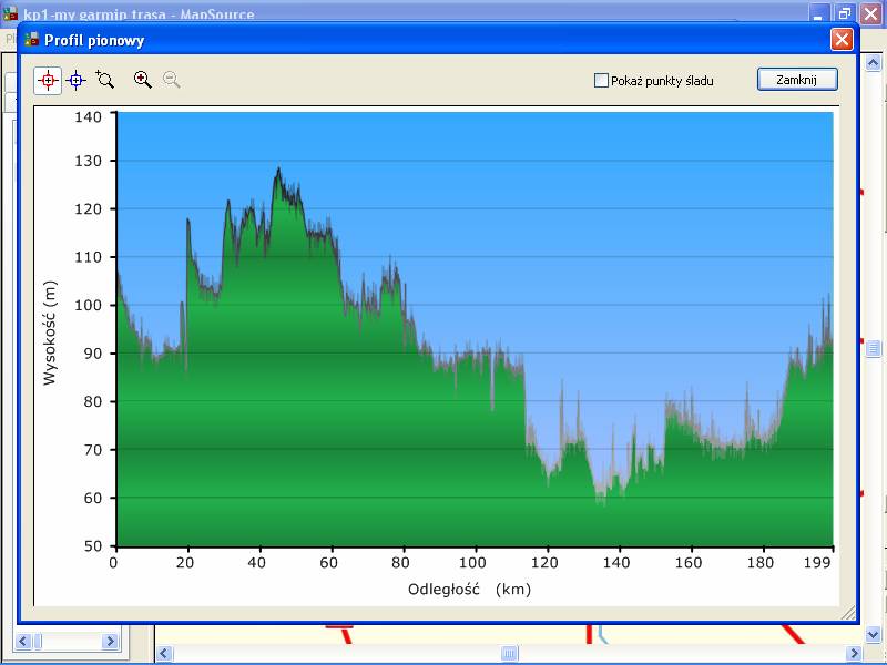 profil trasy active log 1